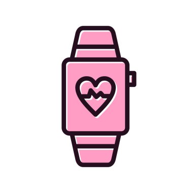 smartwatch simge vektör illüstrasyon tasarımı