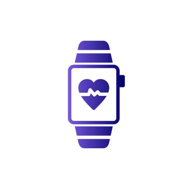 smartwatch simge vektör illüstrasyon tasarımı