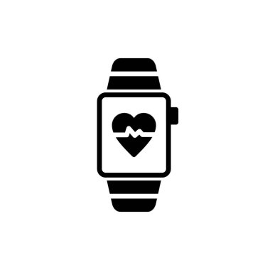 smartwatch simge vektör illüstrasyon tasarımı