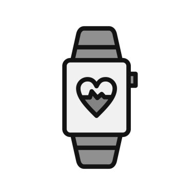 smartwatch simge vektör illüstrasyon tasarımı