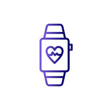 smartwatch simge vektör illüstrasyon tasarımı