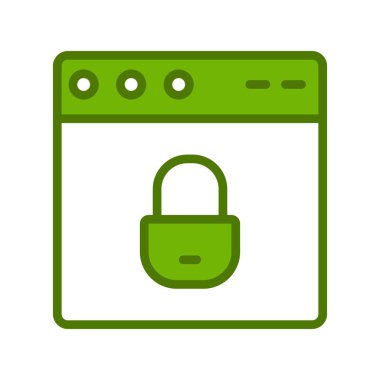 Web tarayıcı, basit vektör illüstrasyon tasarımı