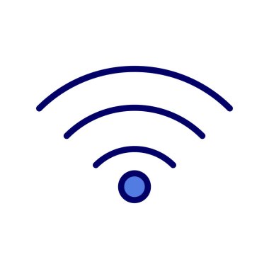 wifi modern ikon vektör çizimi