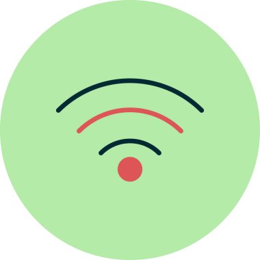 wifi modern ikon vektör çizimi