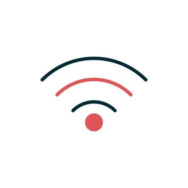 wifi modern ikon vektör çizimi