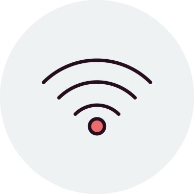 wifi modern ikon vektör çizimi
