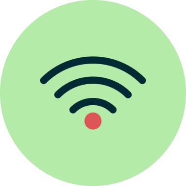 wifi modern ikon vektör çizimi