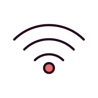 wifi modern ikon vektör çizimi