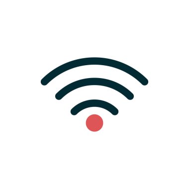 wifi modern ikon vektör çizimi