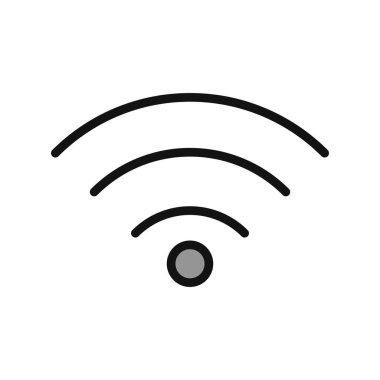 wifi modern ikon vektör çizimi