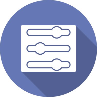 ayarlama müzik satırı vektör simgesi