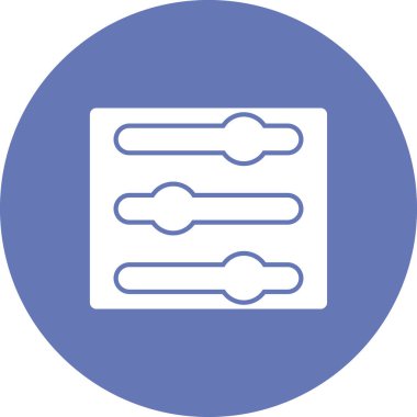 ayarlama müzik satırı vektör simgesi