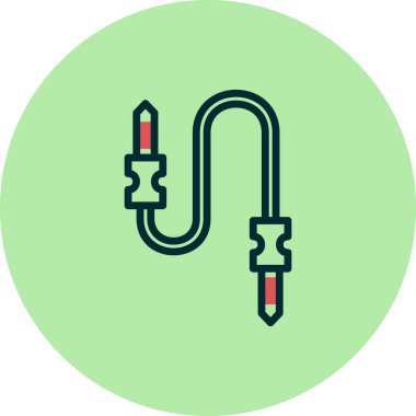 Ses kriko simgesinin vektör illüstrasyonu