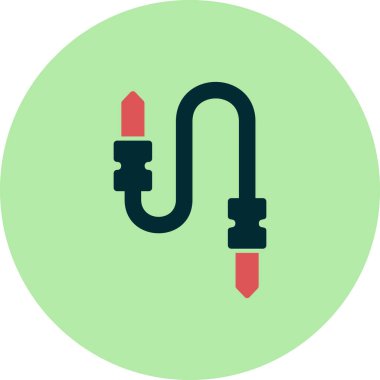 Ses kriko simgesinin vektör illüstrasyonu