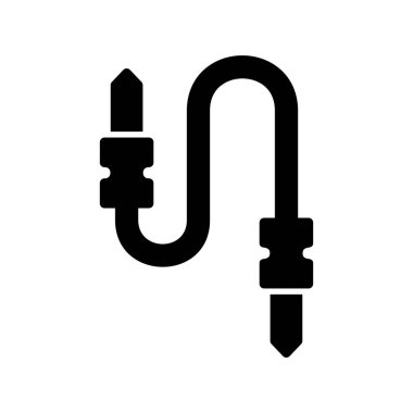 Ses kriko simgesinin vektör illüstrasyonu