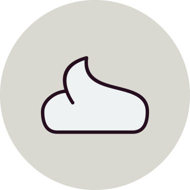 Vücut Kremi modern simgesinin vektör çizimi