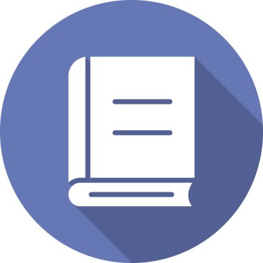 Kitap simgesinin vektör illüstrasyonu