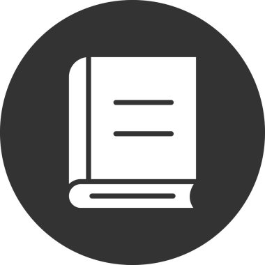 Kitap simgesinin vektör illüstrasyonu