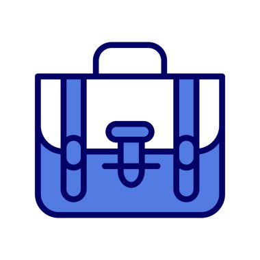 Çanta. Web simgesi basit illüstrasyon 