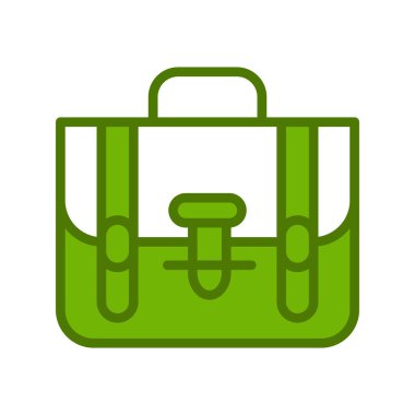 Çanta. Web simgesi basit illüstrasyon 