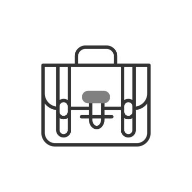 Çanta. Web simgesi basit illüstrasyon 