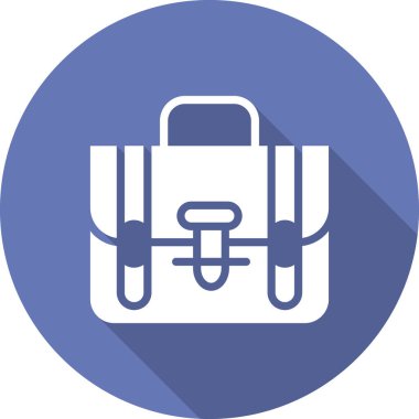 Çanta. Web simgesi basit illüstrasyon 