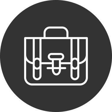 Çanta. Web simgesi basit illüstrasyon 