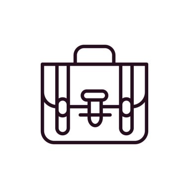 Çanta. Web simgesi basit illüstrasyon 