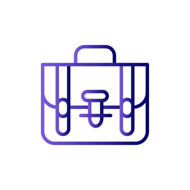 Çanta. Web simgesi basit illüstrasyon 