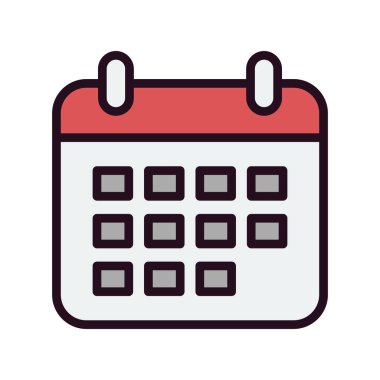 calendar icon, vector illustration design
