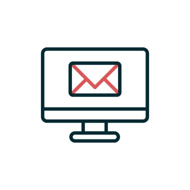 E- posta simgesi, vektör illüstrasyon tasarımı