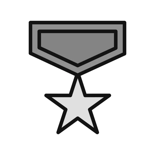 Illustrazione Vettoriale Icona Del Badge — Vettoriale Stock
