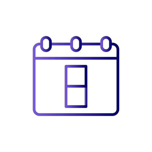 Calendar Icon Vector Illustration Design — Stockvector
