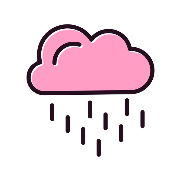 Nube Icono Simple Ilustración Vectorial — Archivo Imágenes Vectoriales