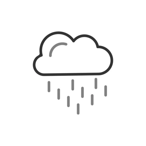 Cloud Modern Icon Vector Illustration — Stock vektor