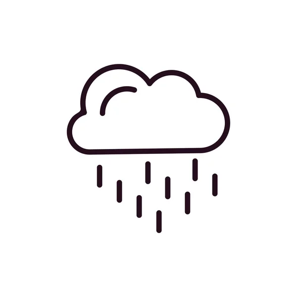 Cloud Modern Icon Vector Illustration — Stockvector