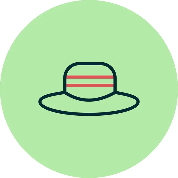 帽子のアイコンベクトルイラスト — ストックベクタ