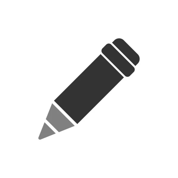 Kalem Simgesi Vektör Illüstrasyon Tasarımı — Stok Vektör