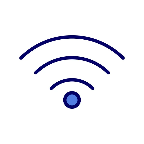 Wifi Moderne Symbol Vektor Illustration — Stockvektor