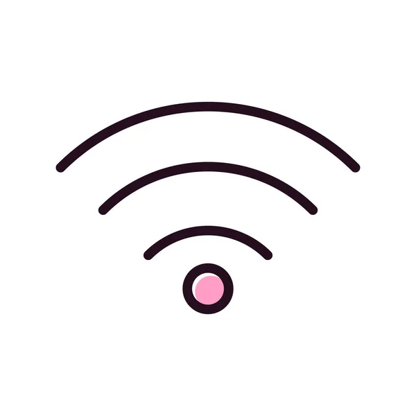 Wifi Modern Icon Vector Illustration — Stok Vektör