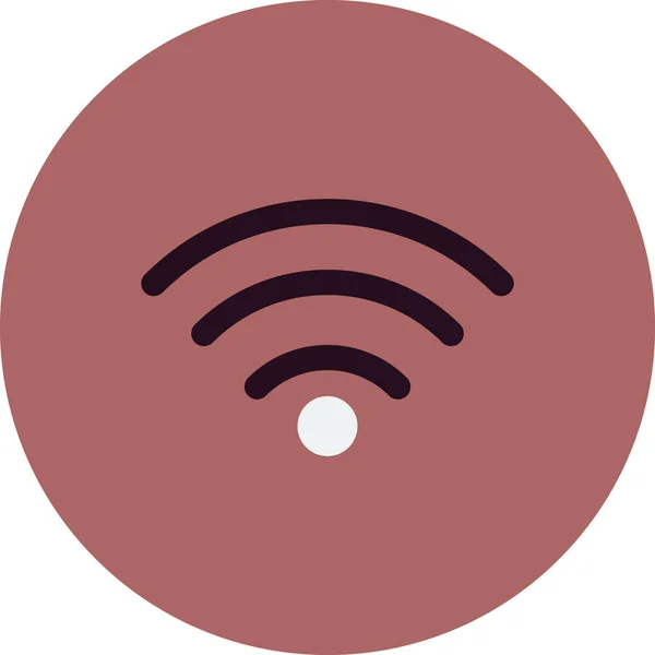 Wifi Icona Moderna Vettoriale Illustrazione — Vettoriale Stock