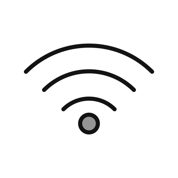 Wifi Modern Icon Vector Illustration — Archivo Imágenes Vectoriales