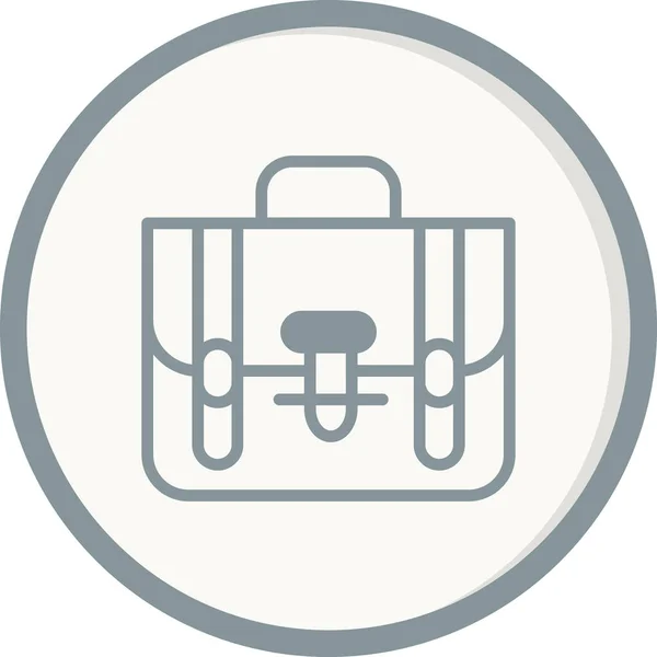Aktentasche Web Symbol Einfache Illustration — Stockvektor