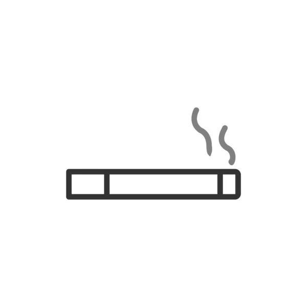 Smoking Cigarette Icon Vector Illustration — Stockvektor