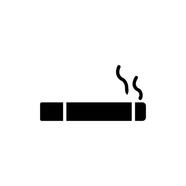 Smoking Cigarette Icon Vector Illustration — 스톡 벡터