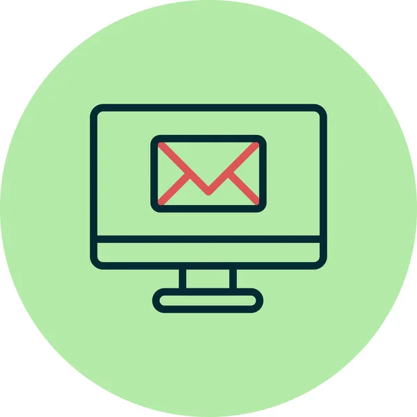 Email Icon Vector Illustration Design — Stock Vector