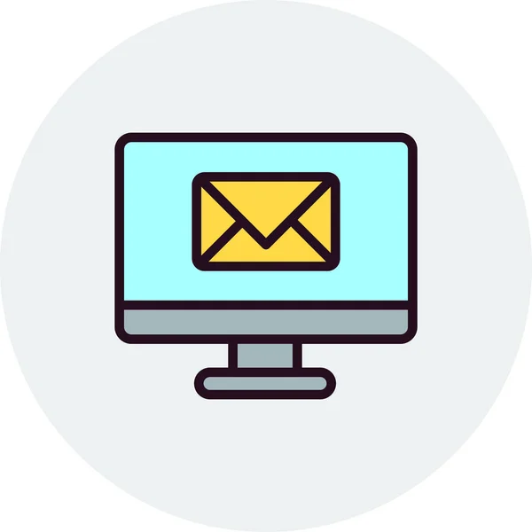 Email Icon Vector Illustration Design — ストックベクタ