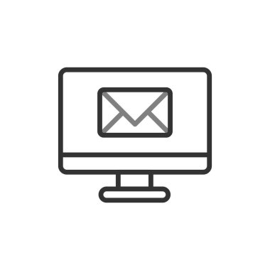 E- posta simgesi, vektör illüstrasyon tasarımı