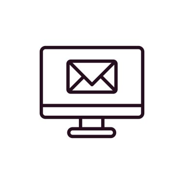 Email icon, vector illustration design
