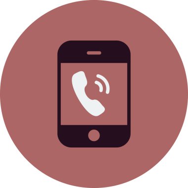 Telefonumu bul. Web simgesi basit illüstrasyon